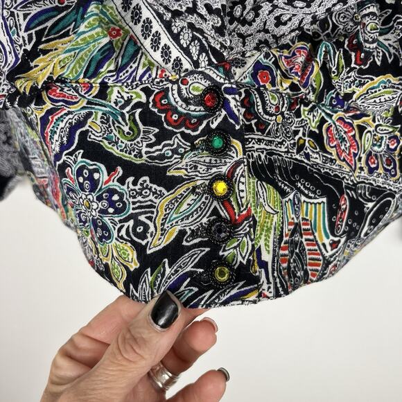 Vtg Platinum Dorothy Schoelen Egyptian Theme Outfit 2 Pc Set Womens S/M - Picture 7 of 16